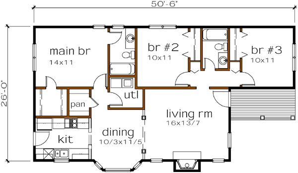 Main Floor Plan: 16-137