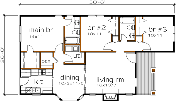 Main Floor Plan: 16-138