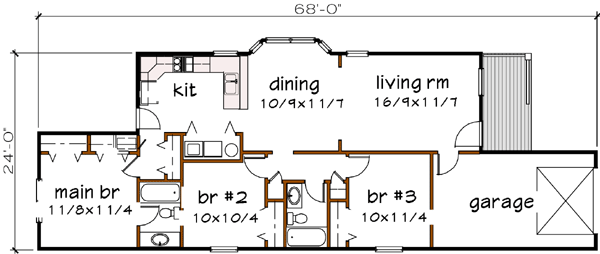 Main Floor Plan: 16-148