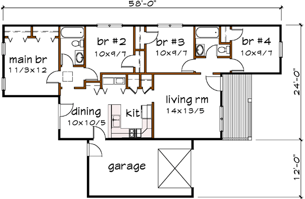 Main Floor Plan: 16-149