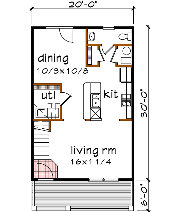 Main Floor Plan: 16-151