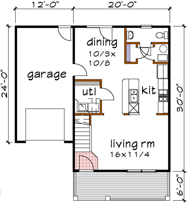 Main Floor Plan: 16-152