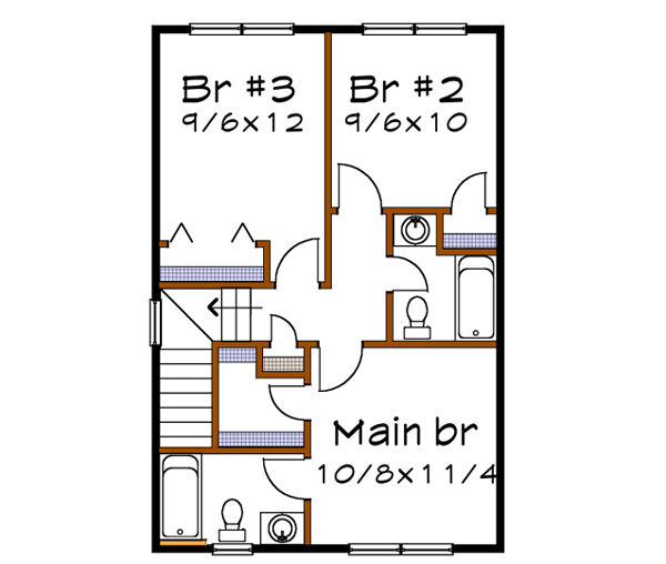 Upper/Second Floor Plan: 16-152