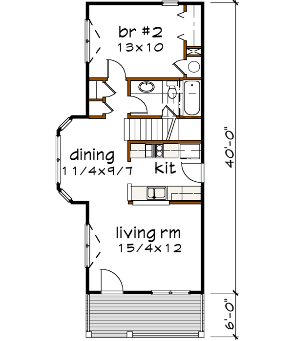 Main Floor Plan: 16-154