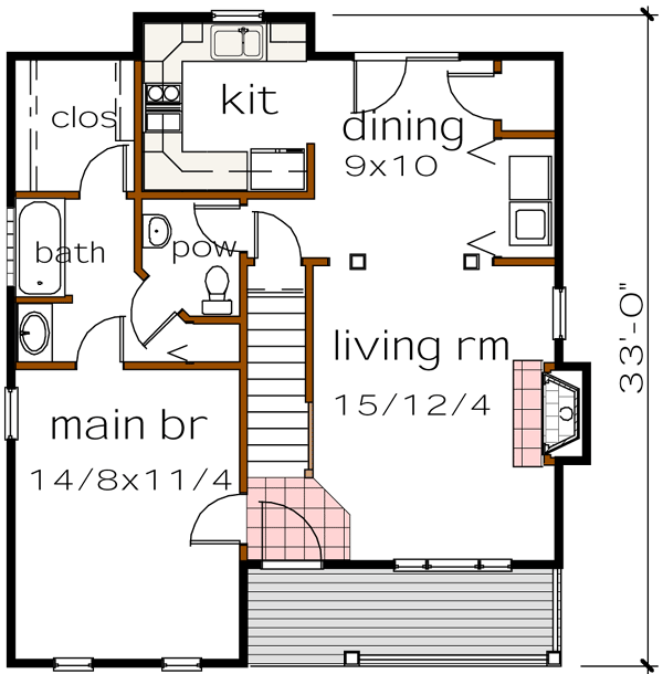 Main Floor Plan: 16-156