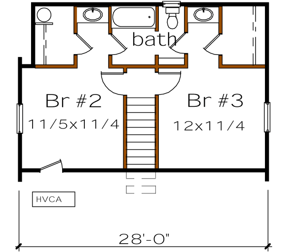 Upper/Second Floor Plan: 16-157