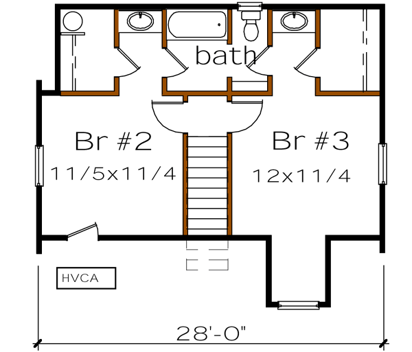 Upper/Second Floor Plan: 16-158