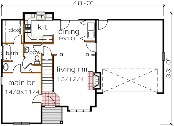 Main Floor Plan: 16-160