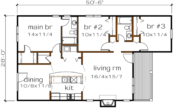 Main Floor Plan: 16-162