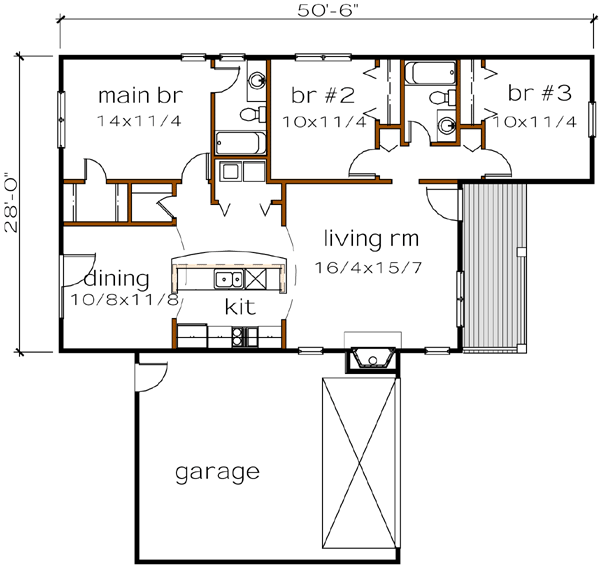 Main Floor Plan: 16-167