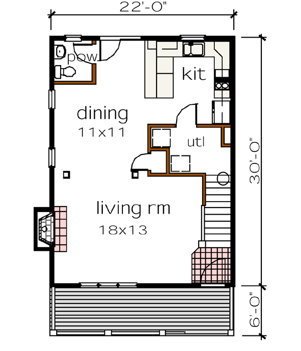 Main Floor Plan: 16-174