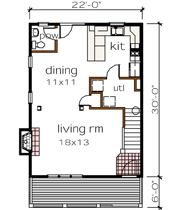 Main Floor Plan: 16-175