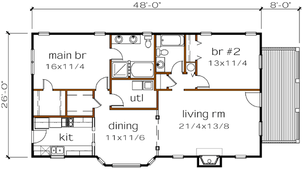 Main Floor Plan: 16-176
