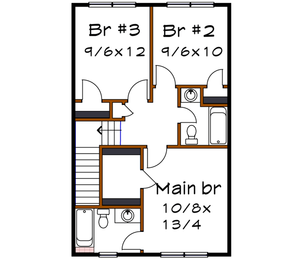 Upper/Second Floor Plan: 16-177