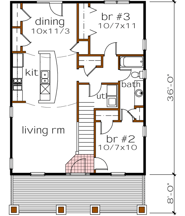 Main Floor Plan: 16-195