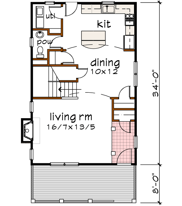 Main Floor Plan: 16-201