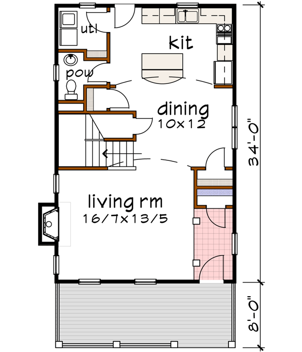 Main Floor Plan: 16-204