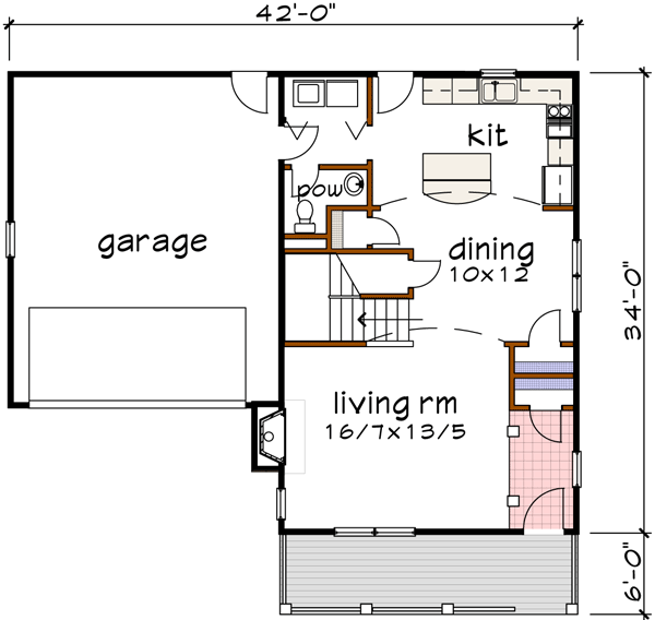 Main Floor Plan: 16-205