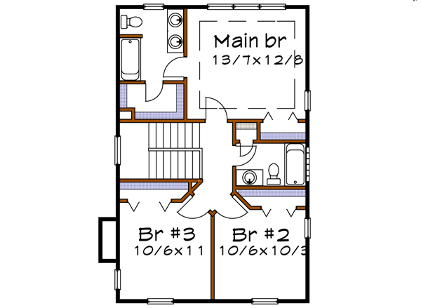 Upper/Second Floor Plan: 16-205