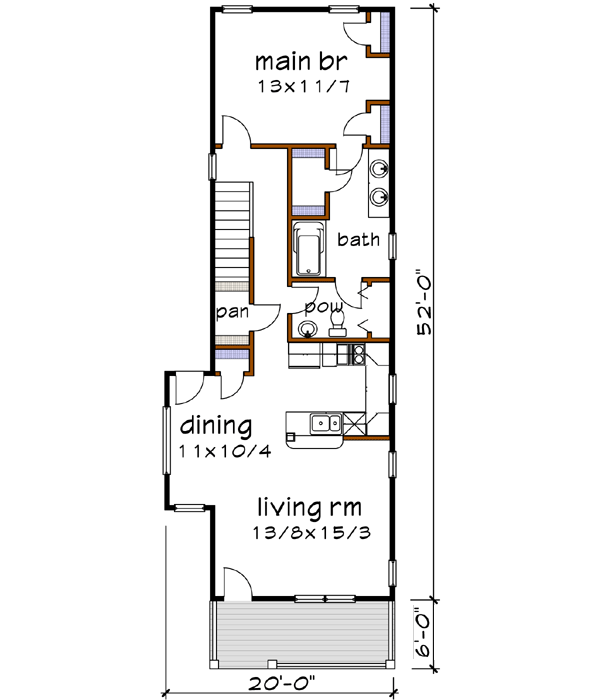 Main Floor Plan: 16-207