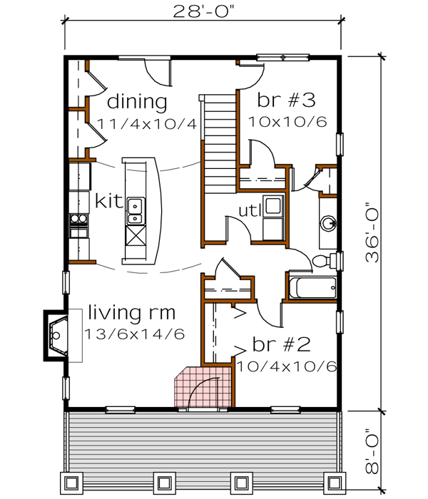 Main Floor Plan: 16-211