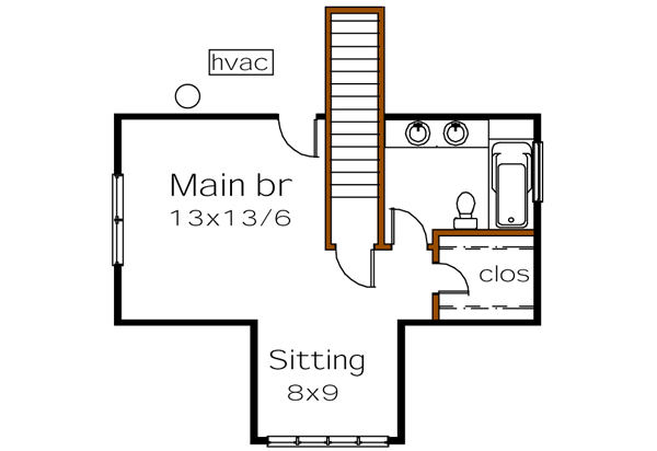 Upper/Second Floor Plan: 16-211