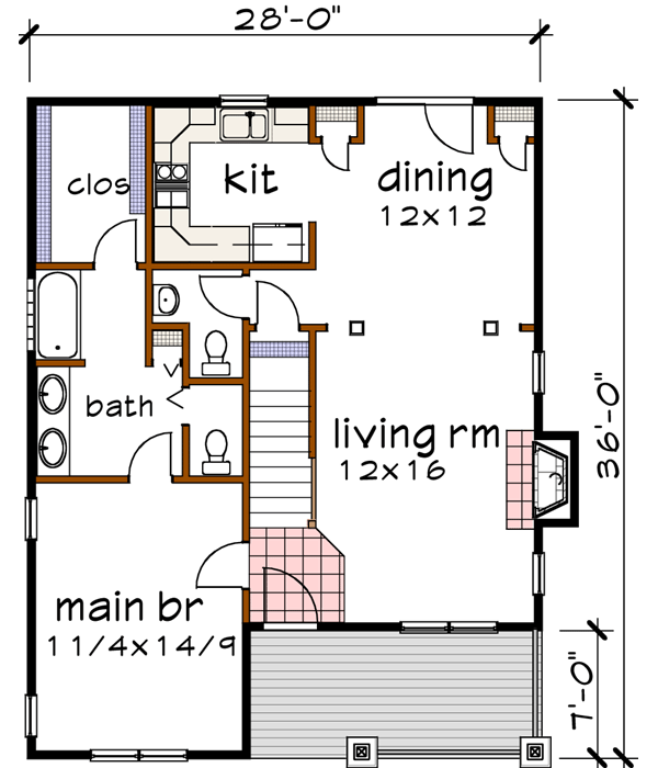 Main Floor Plan: 16-213