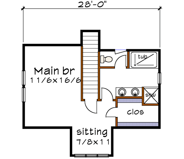 Upper/Second Floor Plan: 16-217