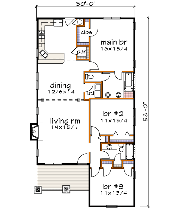 Main Floor Plan: 16-226