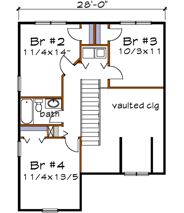 Upper/Second Floor Plan: 16-227