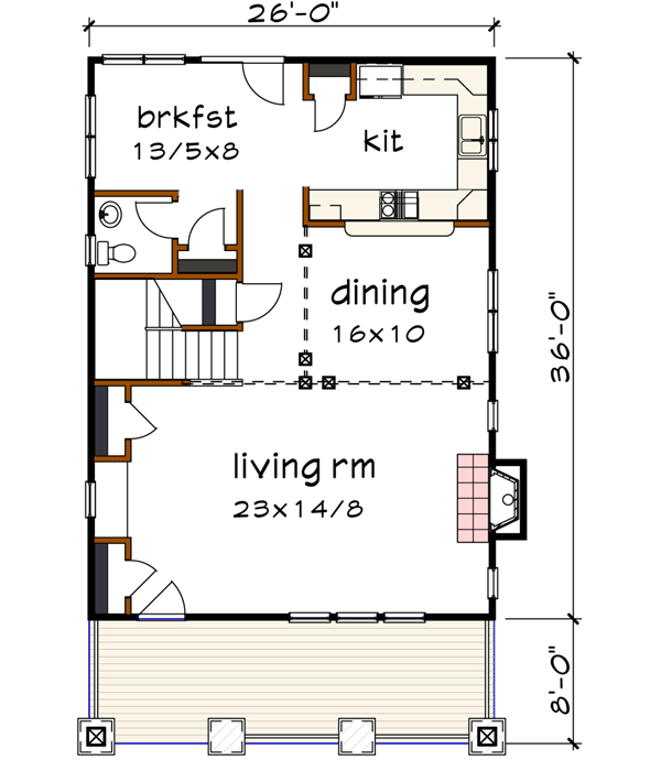 Main Floor Plan: 16-252