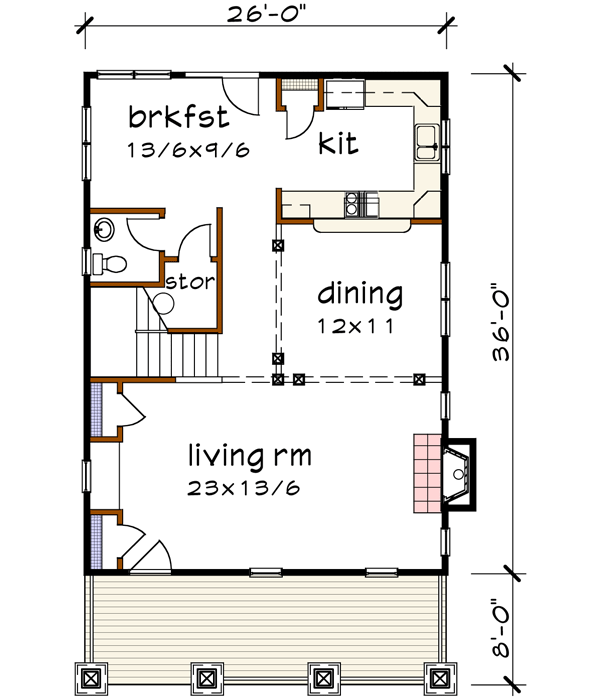 Main Floor Plan: 16-254