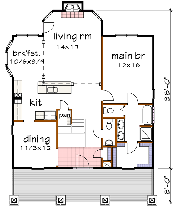 Main Floor Plan: 16-257