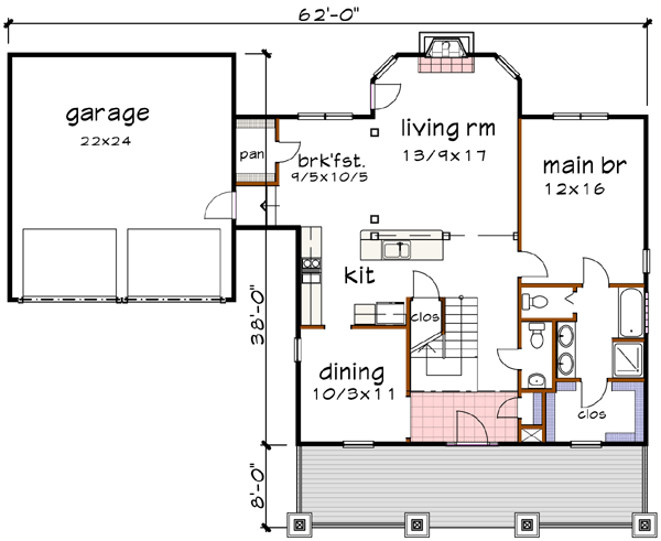 Main Floor Plan: 16-258