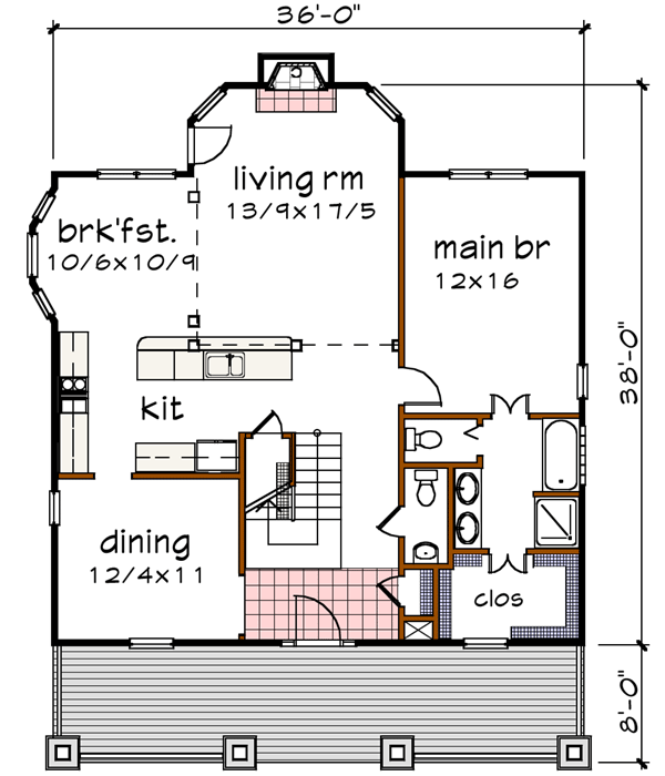 Main Floor Plan: 16-260