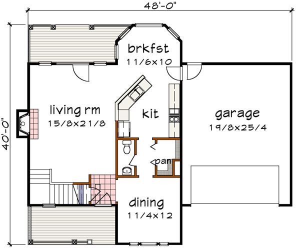 Main Floor Plan: 16-263