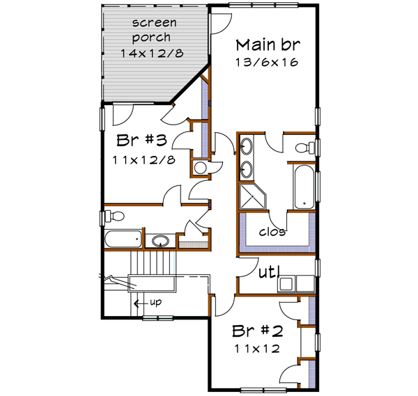 Upper/Second Floor Plan: 16-269