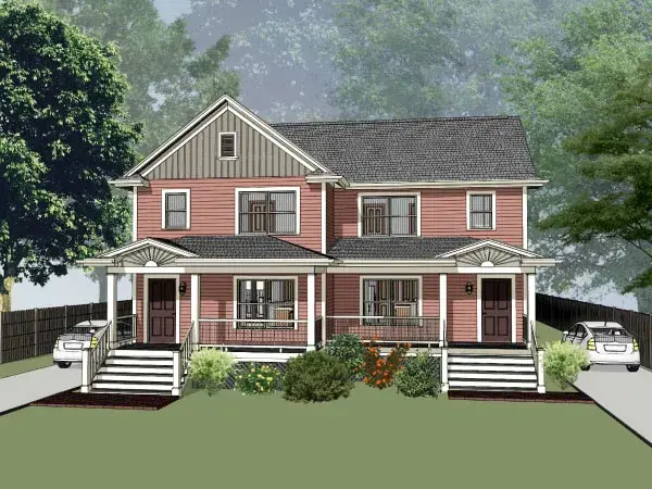 Southern house plans 16-274 - front exterior, 2,174 sq ft, 3 bed, 2 bath house plans | Monster House Plans