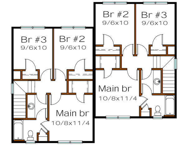 Upper/Second Floor Plan: 16-274