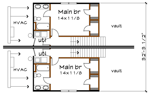 Upper/Second Floor Plan: 16-275