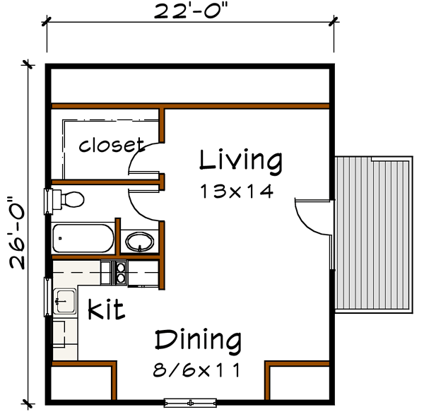 Upper/Second Floor Plan: 16-287