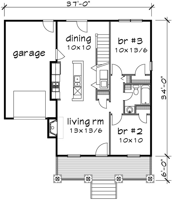 Main Floor Plan: 16-288