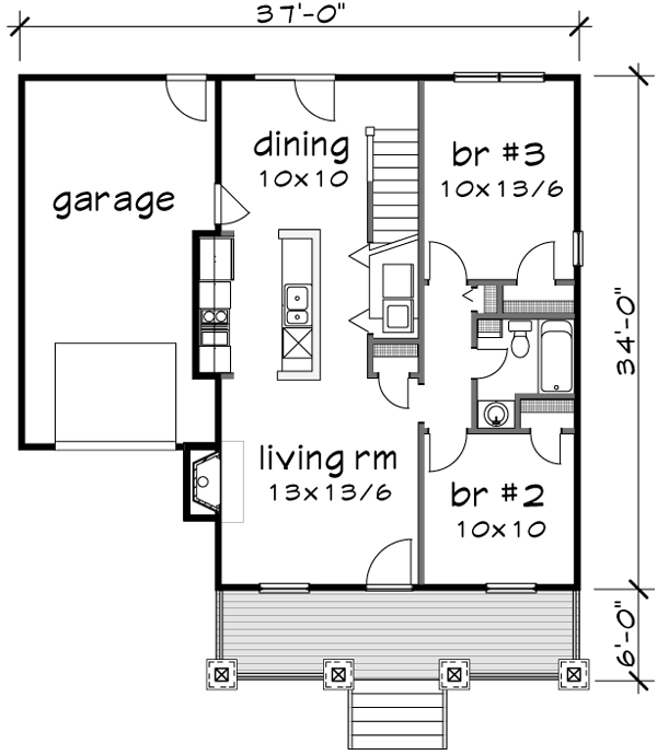 Main Floor Plan: 16-289