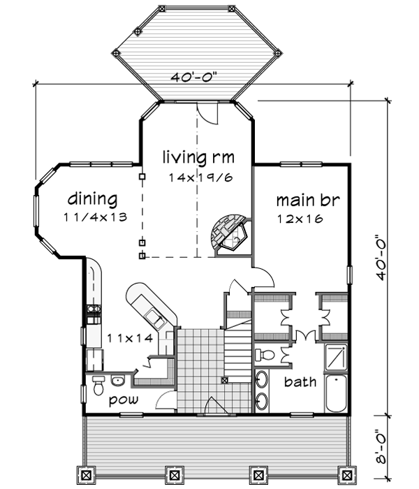 Main Floor Plan: 16-299