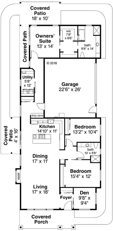 Main Floor Plan: 17-1002