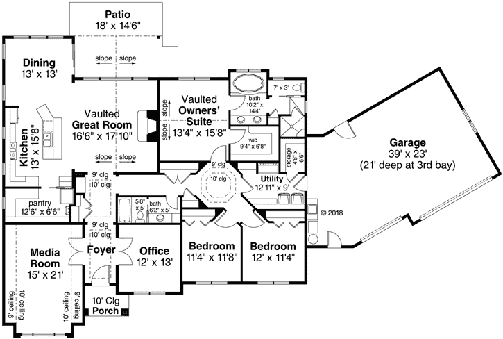 Main Floor Plan: 17-1005