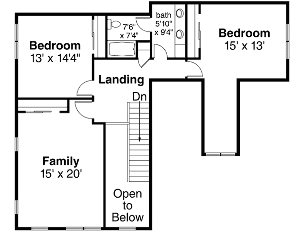 Upper/Second Floor Plan: 17-1008