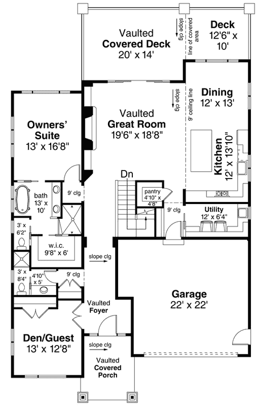 Main Floor Plan: 17-1010