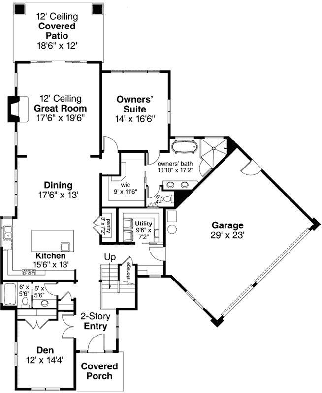 Main Floor Plan: 17-1011