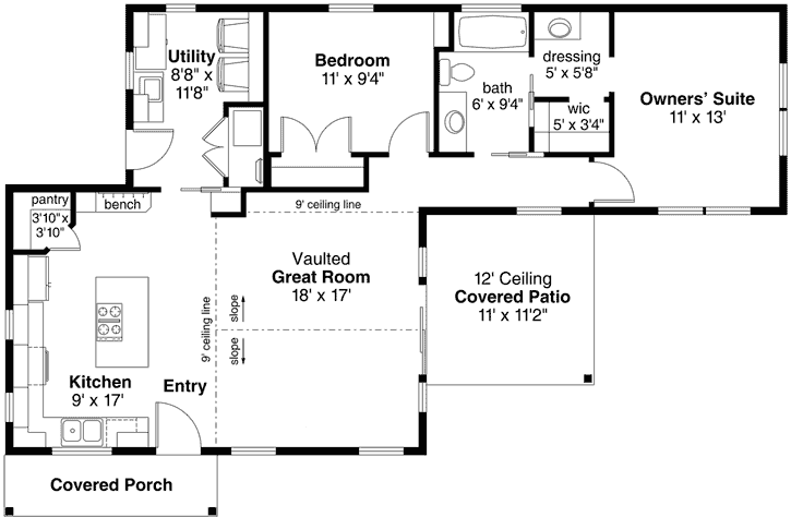 Main Floor Plan: 17-1013